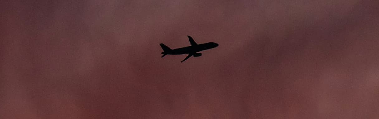 Airplane in flight